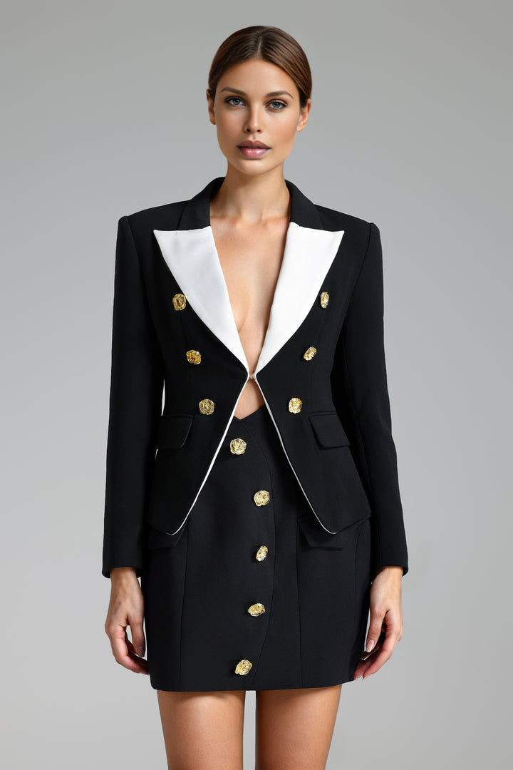 Vera Suit Coat and Mini Skirt Tow-piece Set