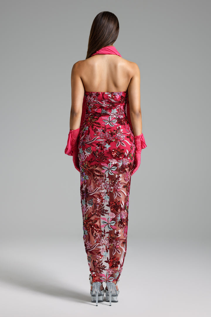 Volary Floral Maxi Dress