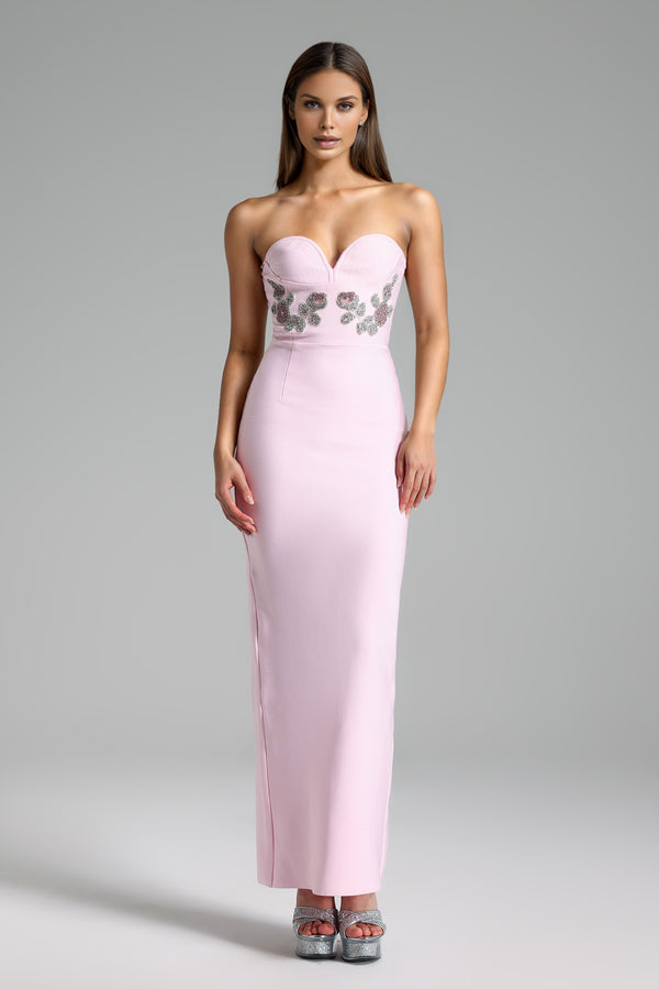 Georgiana Strapless Bandage Maxi Dress