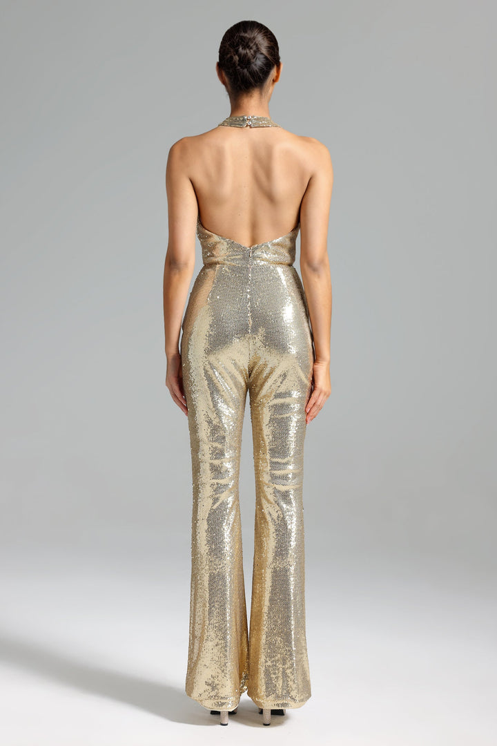 Muera Gilding Halter Top Pants Set