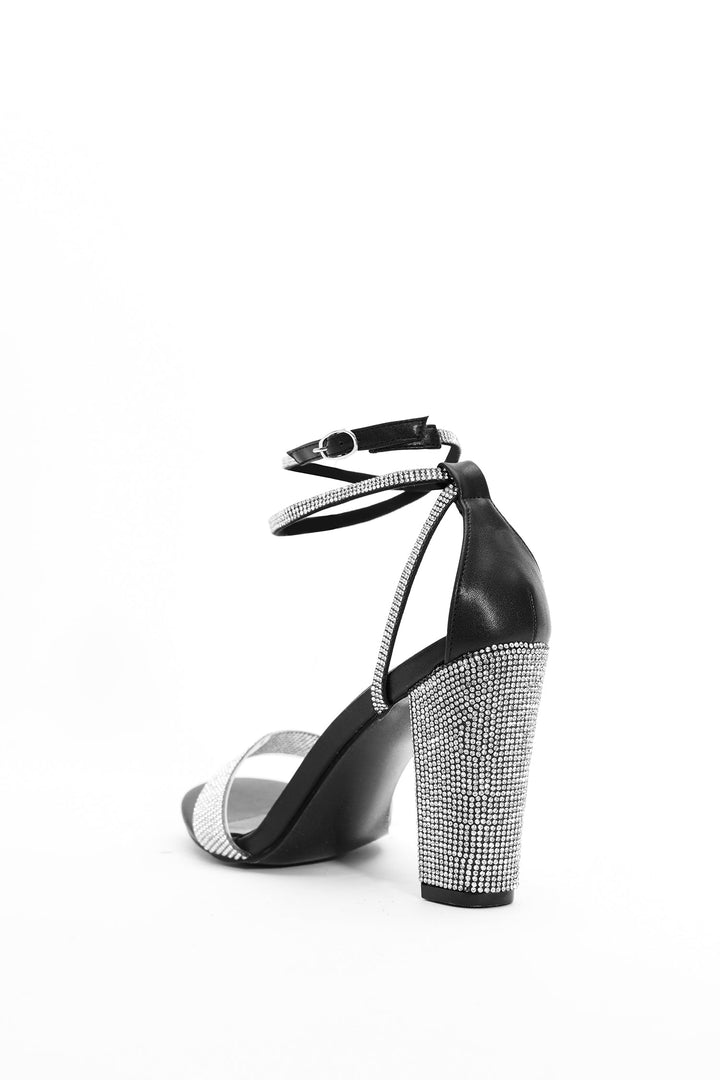 Naima Diamante Strappy Heeled Sandles