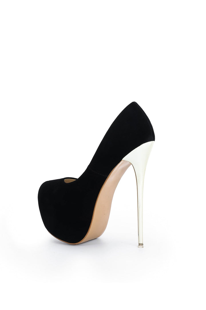 Parry Velvet Platform Stiletto Pumps