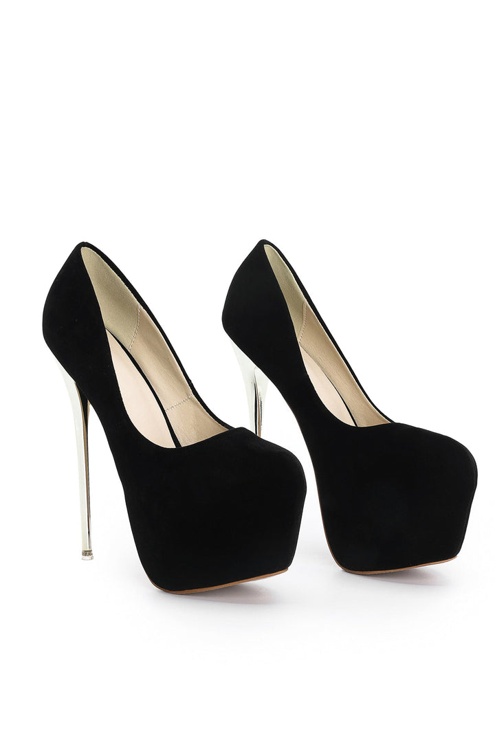 Parry Velvet Platform Stiletto Pumps