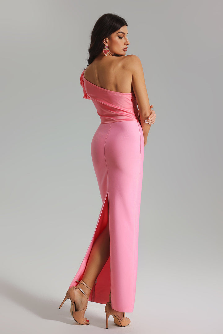 Anouk One Shoulder Maxi Bandage Dress