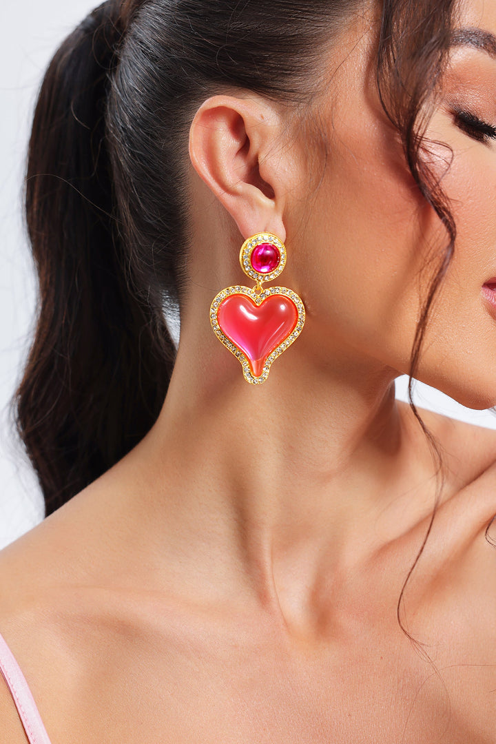 Myrna Heart Shape Earrings