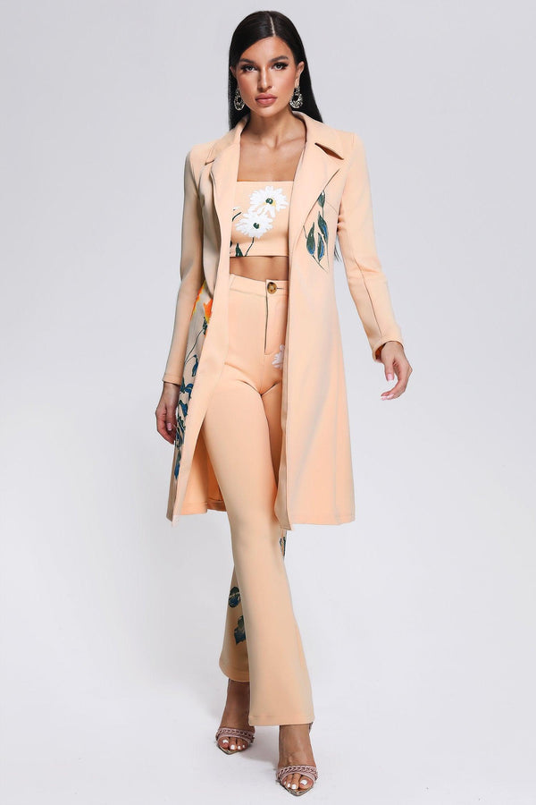 Rcia Blazer Three Piece Set - Bellabarnett