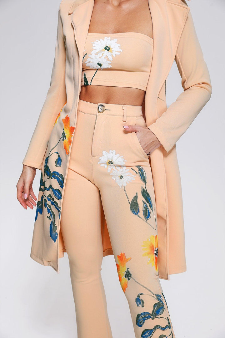 Rcia Blazer Three Piece Set - Bellabarnett