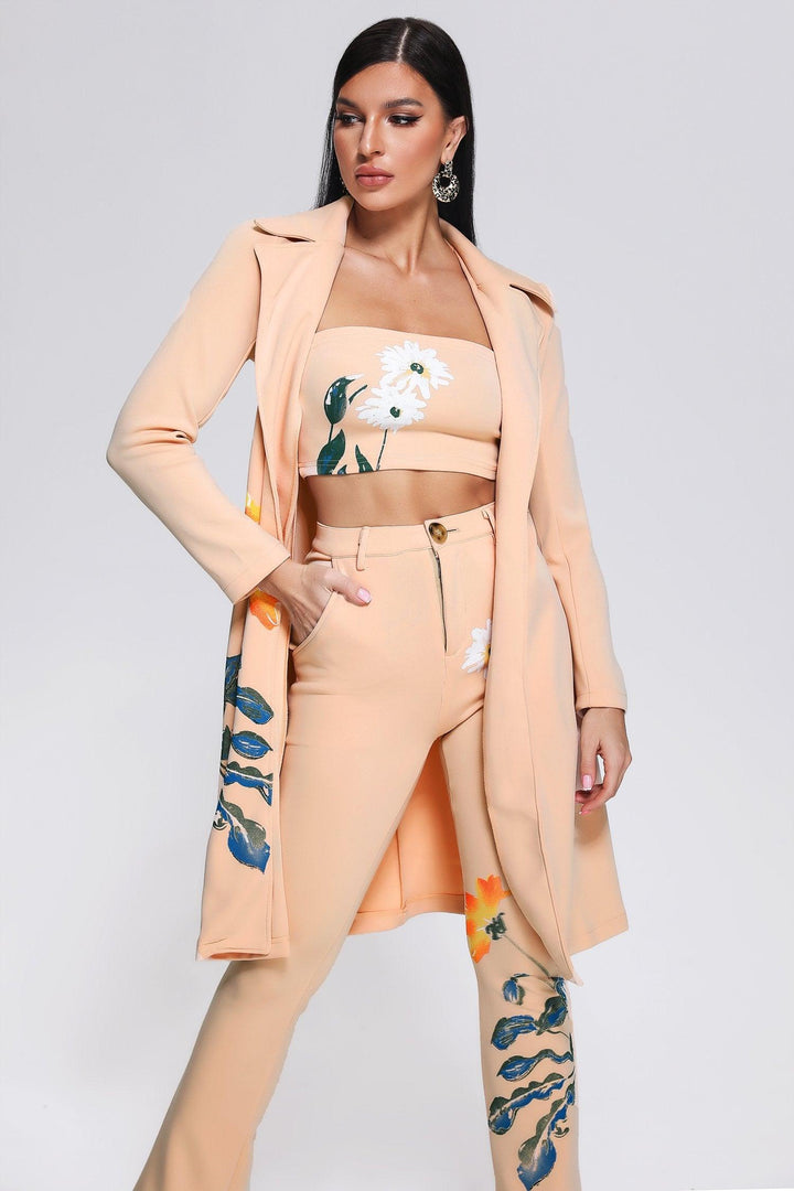 Rcia Blazer Three Piece Set - Bellabarnett